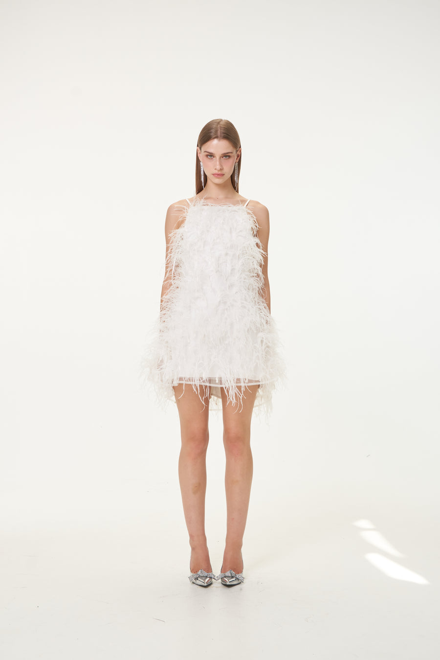 FEATHER REPORT DRESS